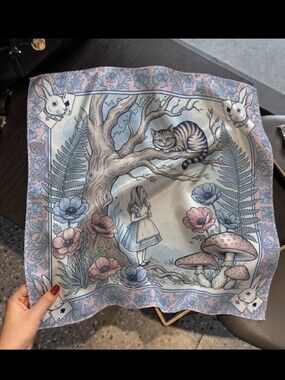 Alice In Wonderland Decor Scarf NEW